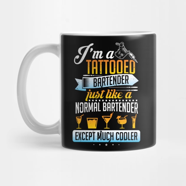 bartender tattoo tattoo tattooed barthender by OfCA Design